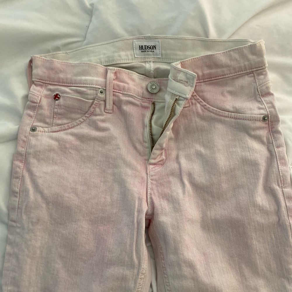 Hudson light pink jeans